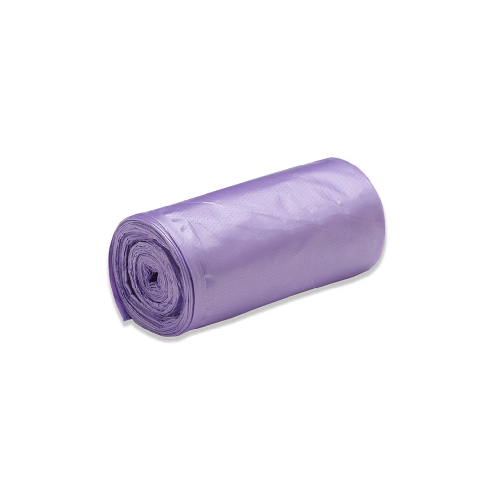 purple Одноцветные толстые удобные Экологичные мешки для мусора, чистящие мешки для мусора, маленькие мусорные мешки, мусорные инструменты - Цвет: purple