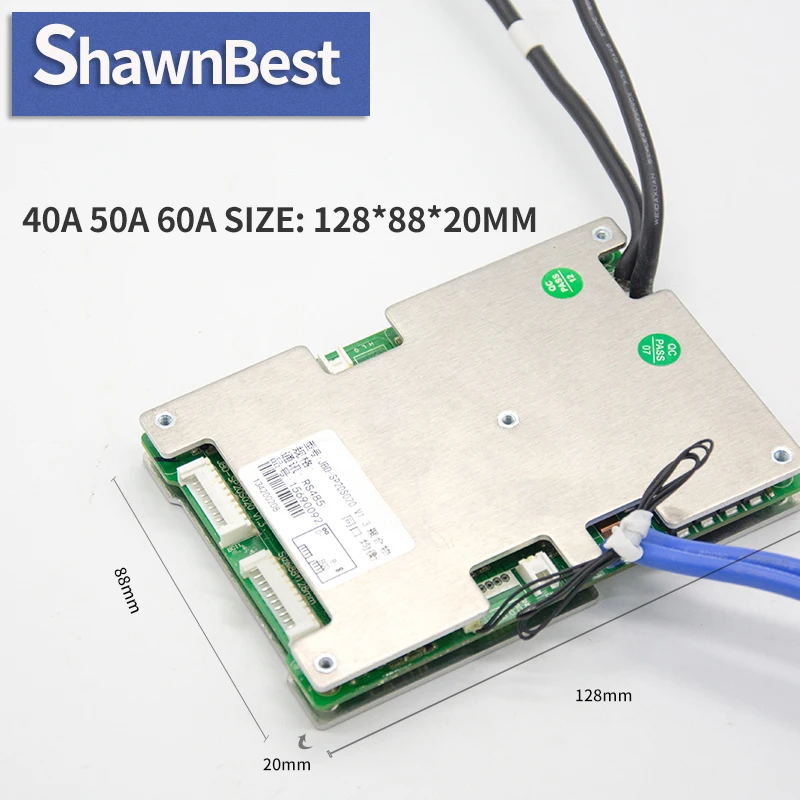 Интеллектуальный bluetooth bms 30 А 40 50 60 Lifepo4 в порт общего назначения 72 В литиевая