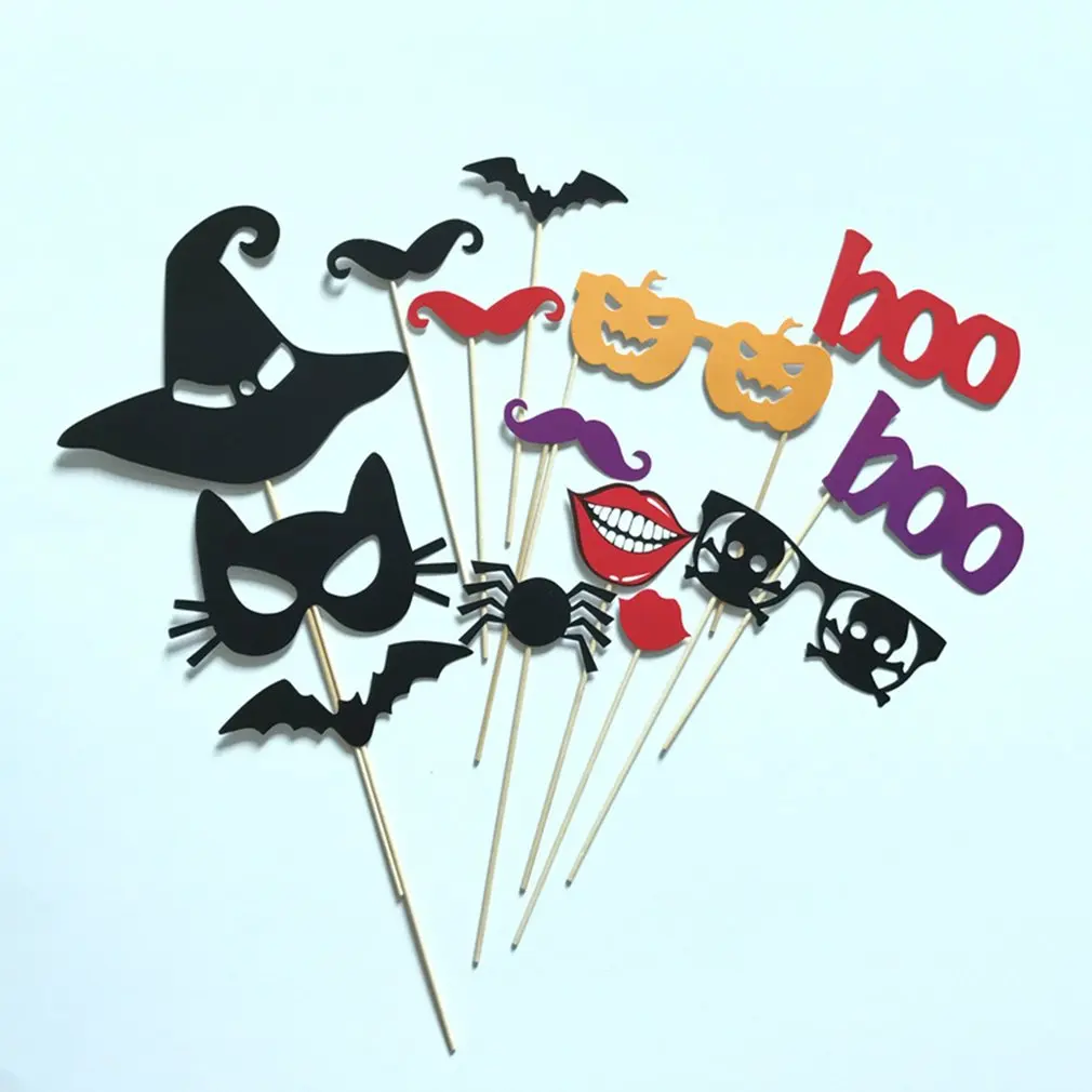 Набор из 14 предметов для Хэллоуина реквизит фотосессии селфи свадьбы девичника