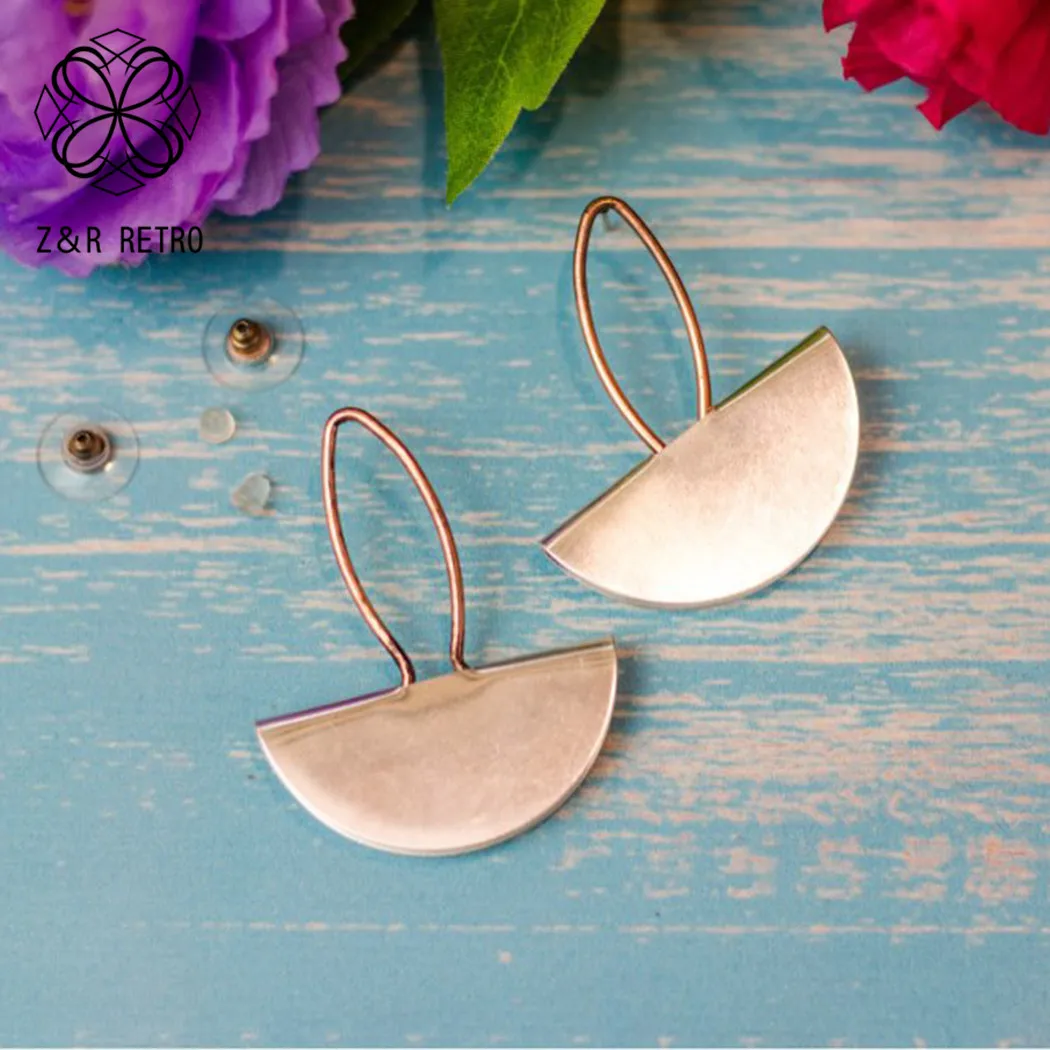 Женские Геометрические металлические очаровательные серьги ювелирные изделия