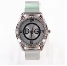 Роскошные брендовые кварцевые женские часы Zegarki DQG из серебристой нержавеющей стали с сетчатым ремешком, высококачественные мужские часы с медведем