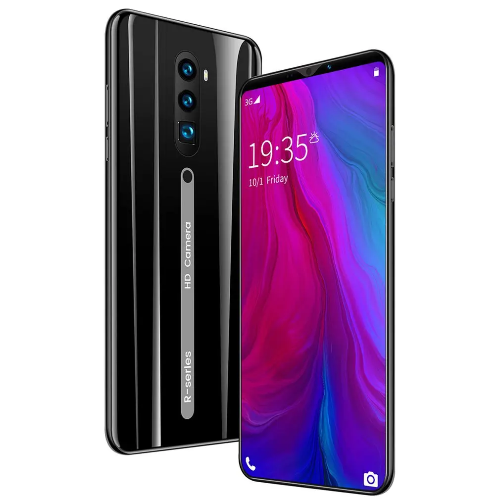 2021 Горячая Rino3 Pro 5 8 дюймов Экран Android телефон Фиолетовый капли воды смартфон