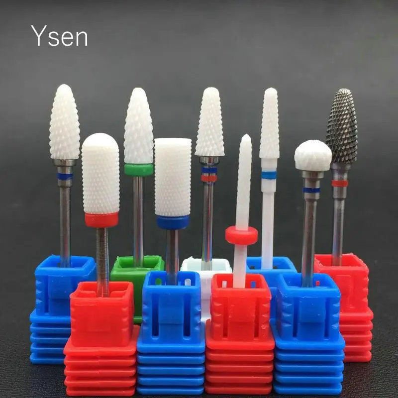 Керамическая фреза из карбида для электрической дрели маникюрная Машинка