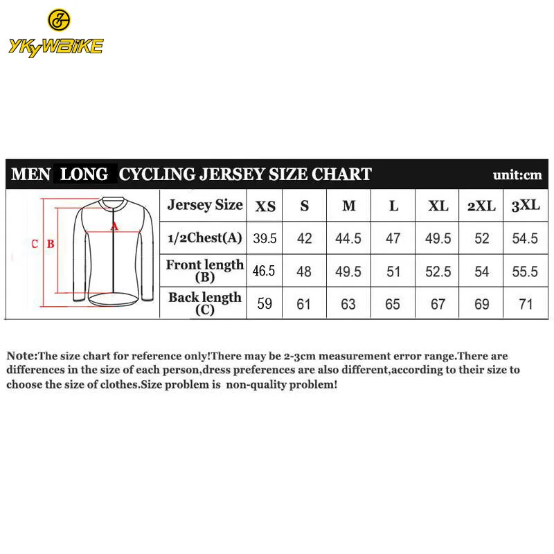 

YKYWBIKE MEN PRO TEAM CYCLING LONG SLEEVE AERO JERSEY Cycling Jerseys Bike MTB Top Spring Autumn Jerseys cycling jacket