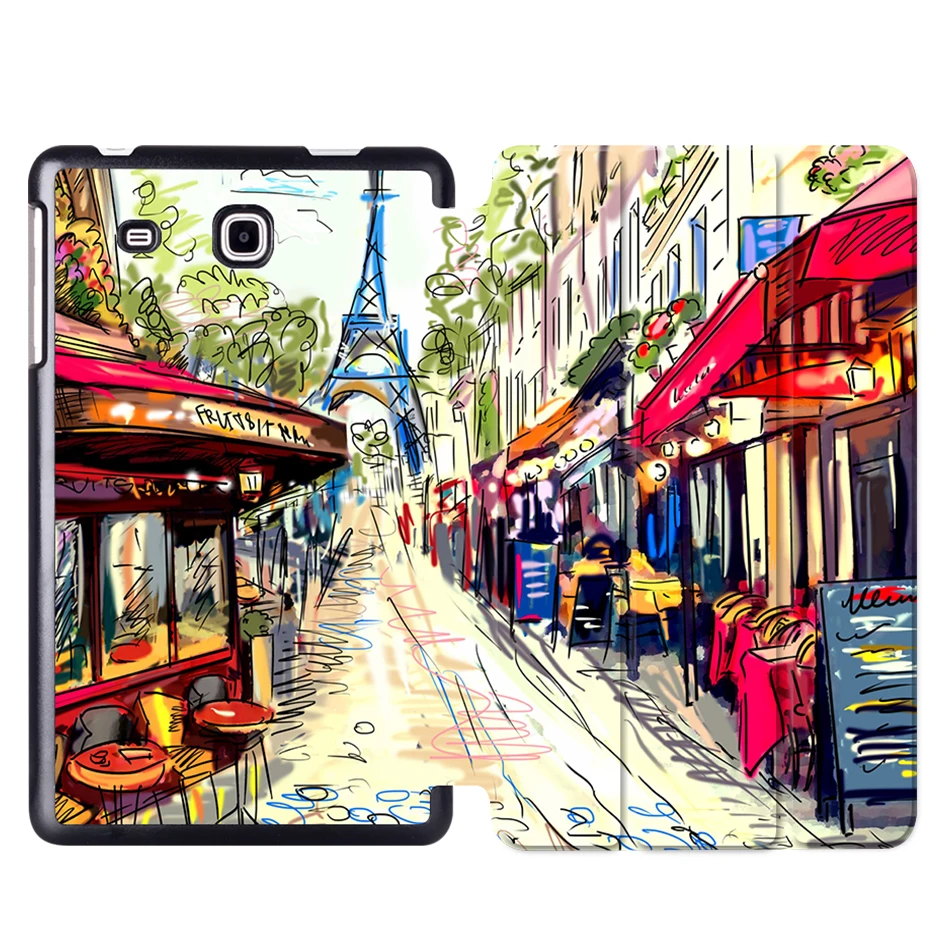 МТТ PU кожаный чехол для Samsung Galaxy Tab A A6 7 дюймов T280 T285 2016 принципиально SM с откидной