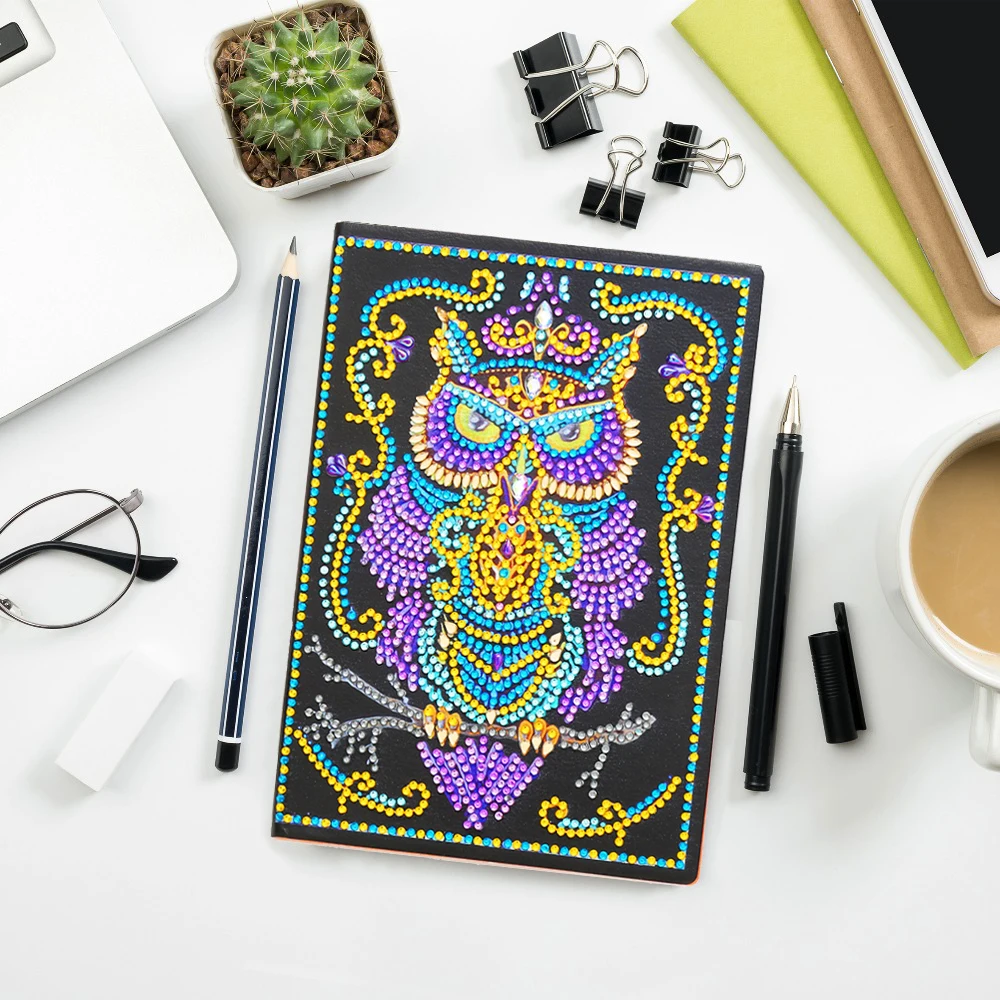 ZSSTEE 5d Diy алмазная живопись Блокнот Дневник Книга бабочка Павлин Единорог Мандала