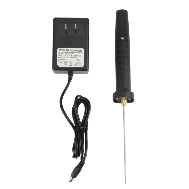 

Foam Cutter, Electric Hot Knife With Button And Power Light, 100-240V/15W Hot Knife 10CM Styrofoam Cutting Pen,US Plug