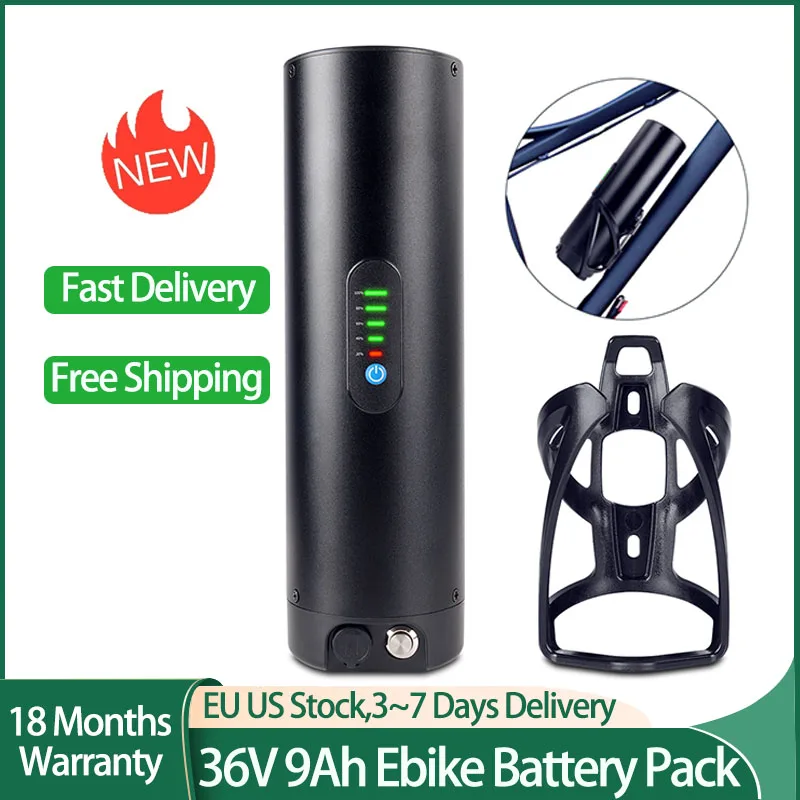 

Electric Bike Water Bottle Battery 36V 9Ah 18650 Ebike Battery 36V Battery Pack for Bafang 500W 350W 250W Bicycle bateria 36v