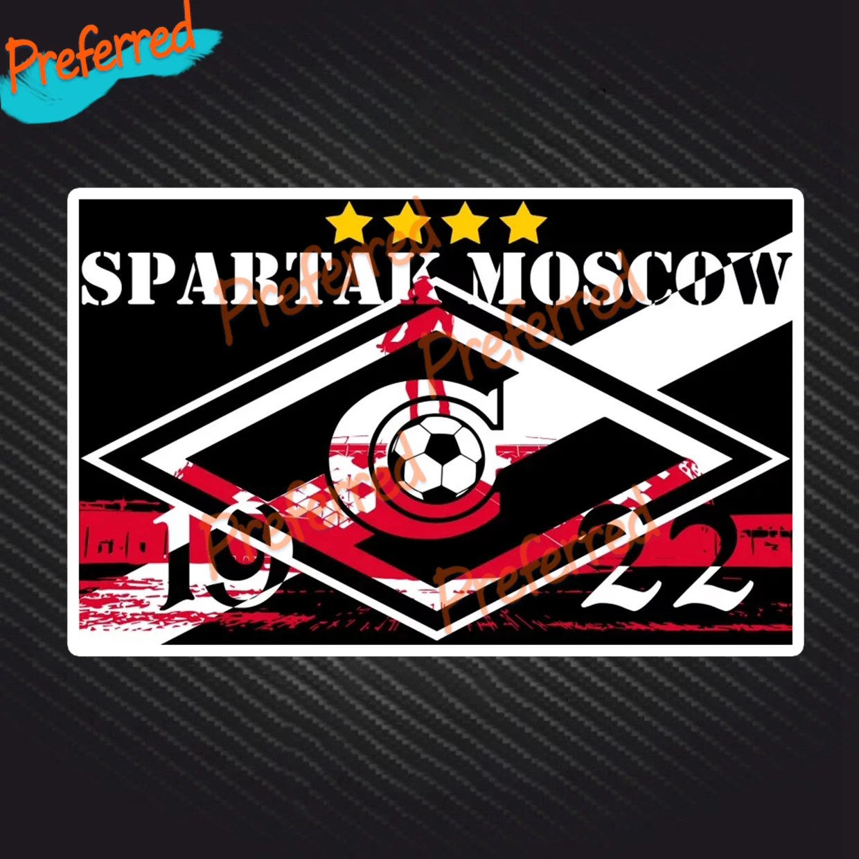 

High Quality Football Moscow Decal Motocross Racing Laptop Helmet Trunk Wall Vinyl Car Sticker Die Cutting