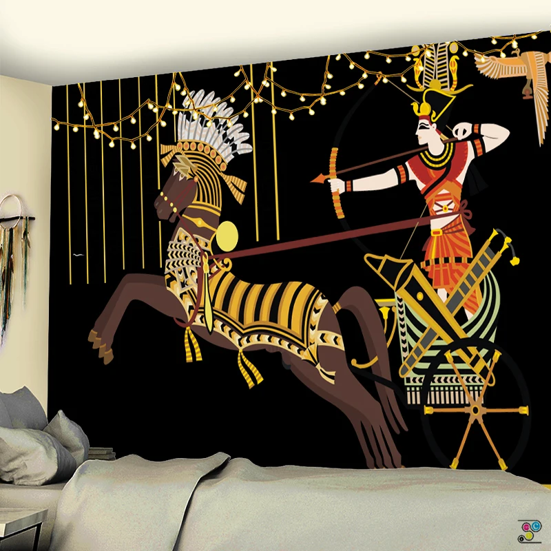 Одеяло для фитнеса йоги гобелены битва при кадеши стены гостиной индийский стиль