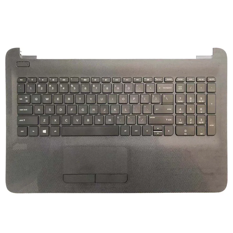 

US клавиатура для ноутбука HP TPN-C125 TPN-C126 с черной подставкой для рук, верхняя крышка с touc hp ad