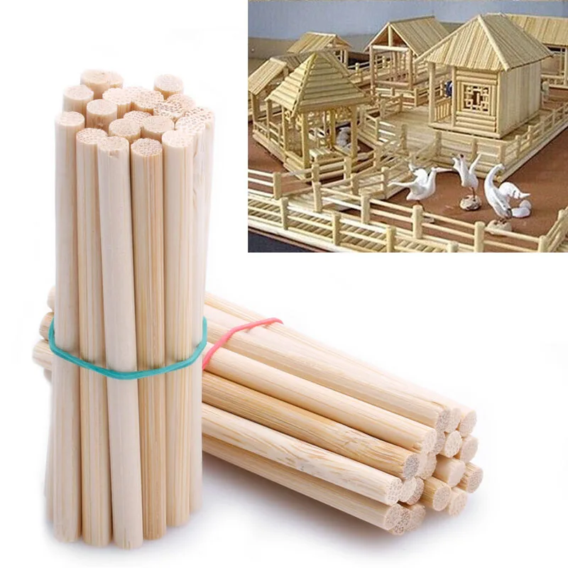 

100Pcs Math Manipulatives Wooden Counting Sticks Kids Preschool Educational Toys