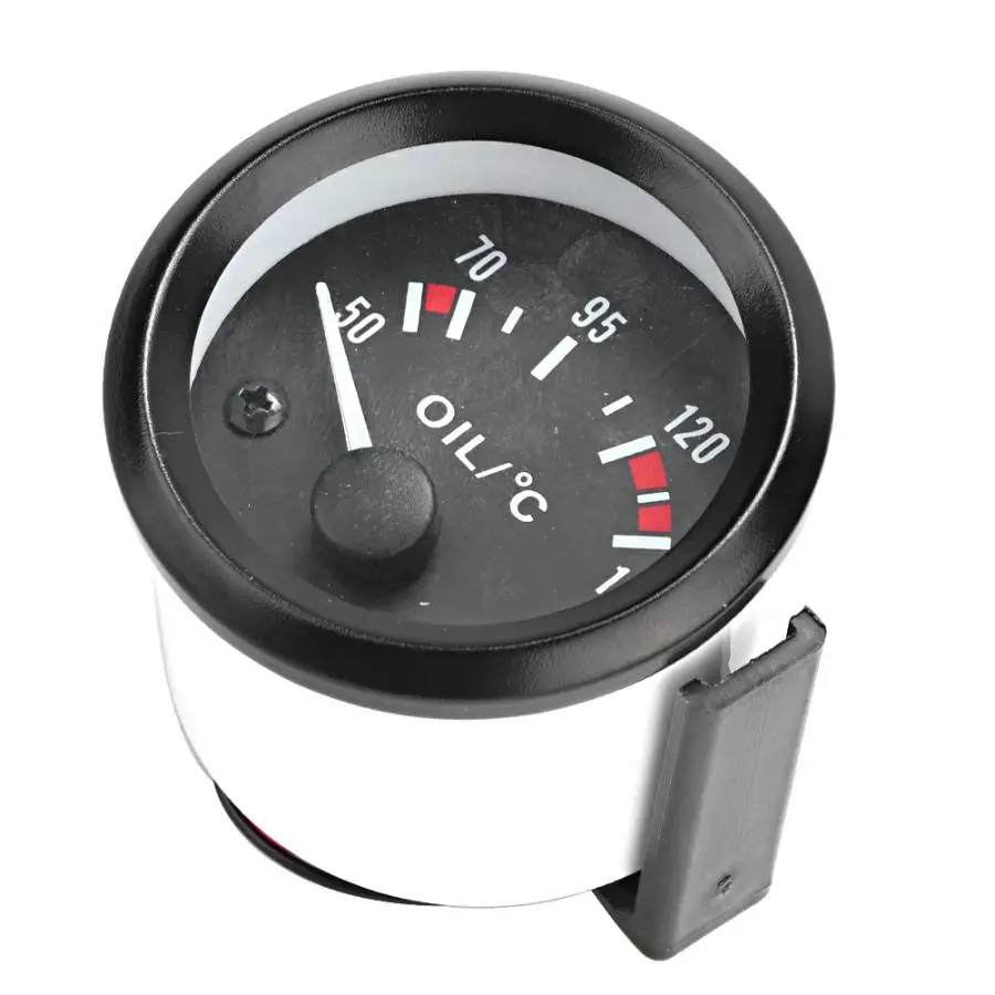 Универсальный алюминиевый измеритель температуры масла с датчиком 12 В 52 мм/2