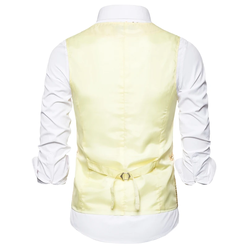 CYSINCOS свадебный жилет для банкета вечерний костюм ночного клуба мужской яркий с