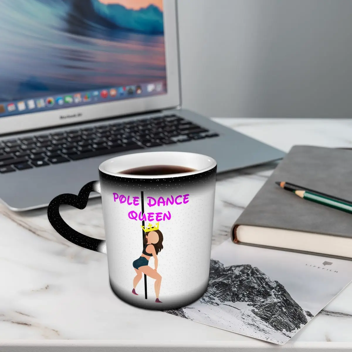 

Poledance Mug Fun Ceramic Mug Cereal That Changes Color Wholesale Cups