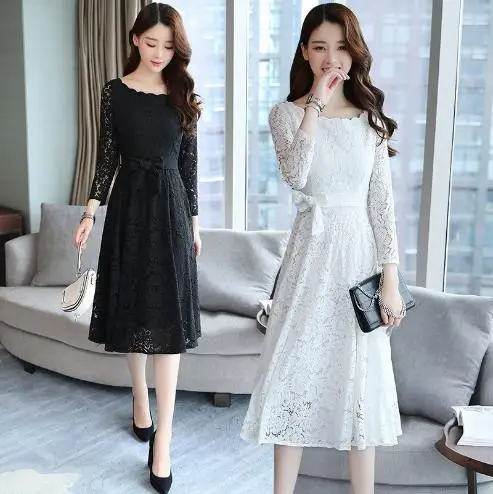 Женское нарядное платье для невесты Sukienki в стиле ретро с цветочным кружевом