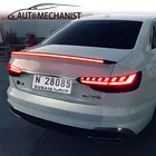 Светодиодный спойлер для багажника автомобиля, спойлер для губ, универсальное заднее крыло для Bmw, Audi, Peugeot, Tesla, POLO, Mazda, Passat, Внешние детали автомобиля