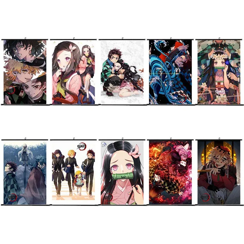 Постер на стену аниме рассекающий демонов настенный постер киметасу No Yaiba Tanjirou