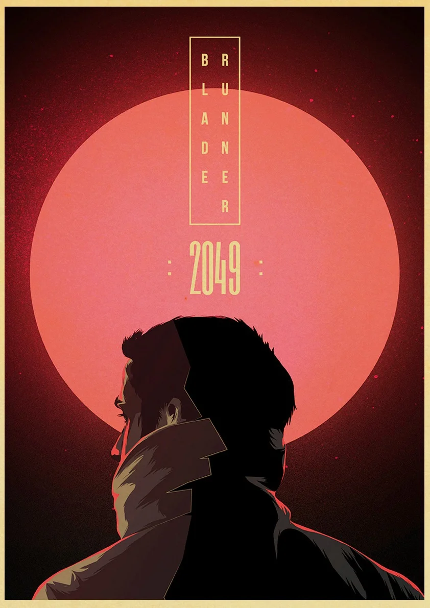 Футуристический плакат модная винтажная крафт-бумага для кафе бара