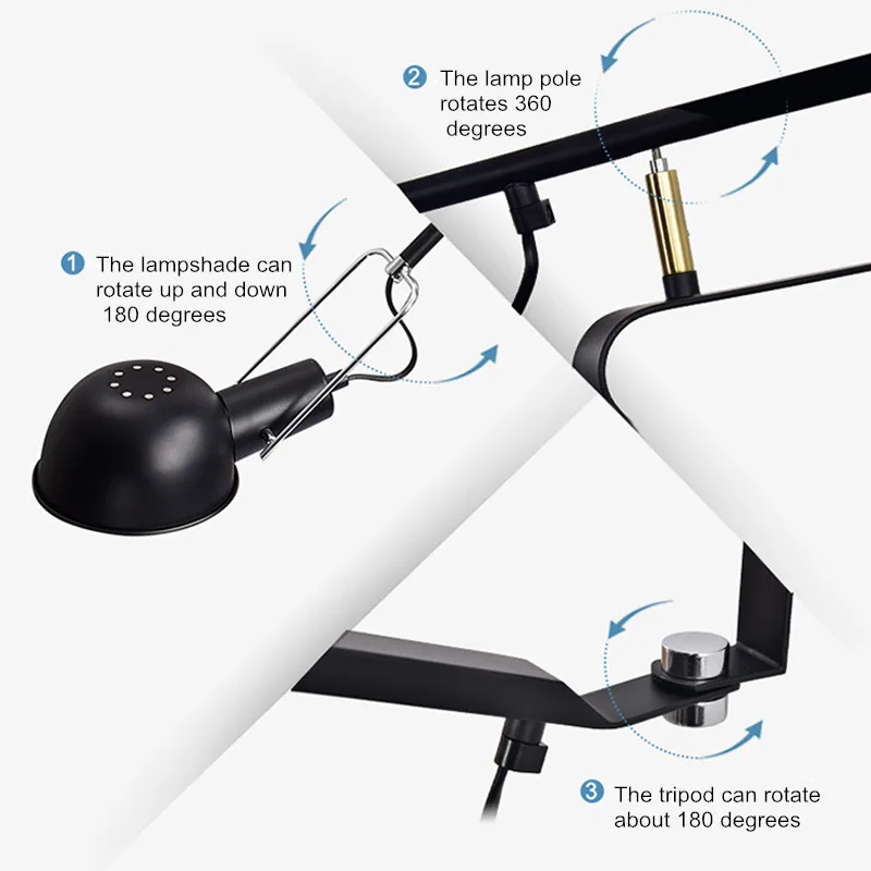 Креативная лампа с длинным рукавом Скандинавская прикроватная для гостиной