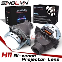 sinolyn bi xenon projectors headlight lens koito h11 ledhid 3 inch metal koito q5 lenses for car headlight car lights tuning
