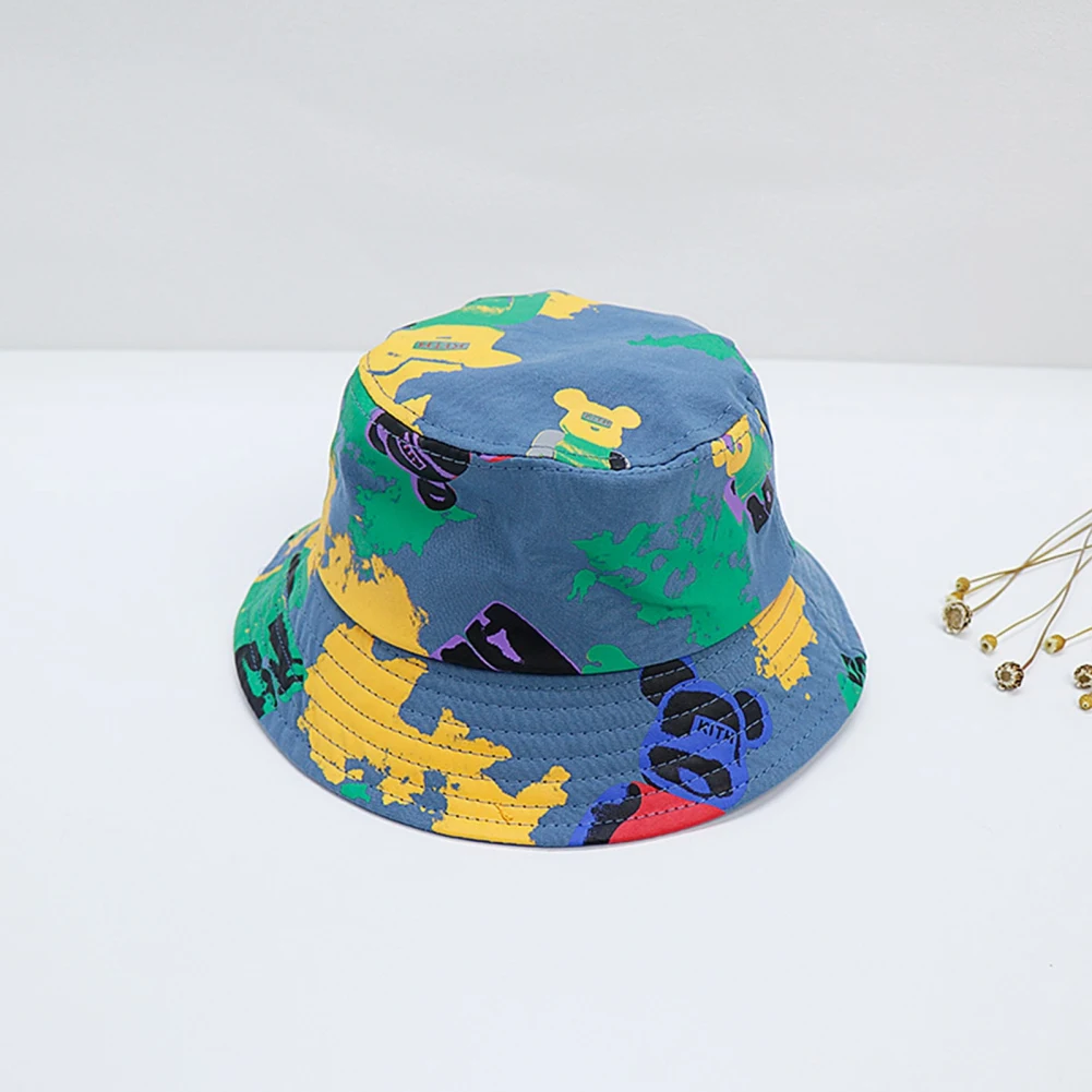 

Hot Personalized Graffiti Children's Fisherman Hat Spring And Summer Outing Sunhat