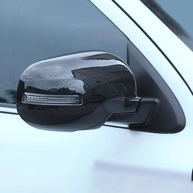 Карбоновое волокно ABS Автомобильная Боковая дверь зеркало заднего вида накладка