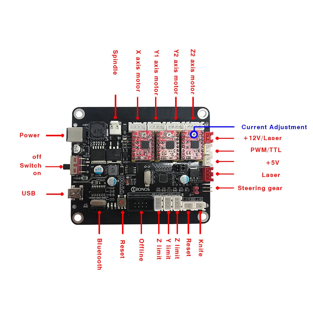 3018 2418 1610 Durable Control Board Engraving Machine 3 Axis Professional Automatic Mini Bluetooth Off Line Electrical For GRBL |