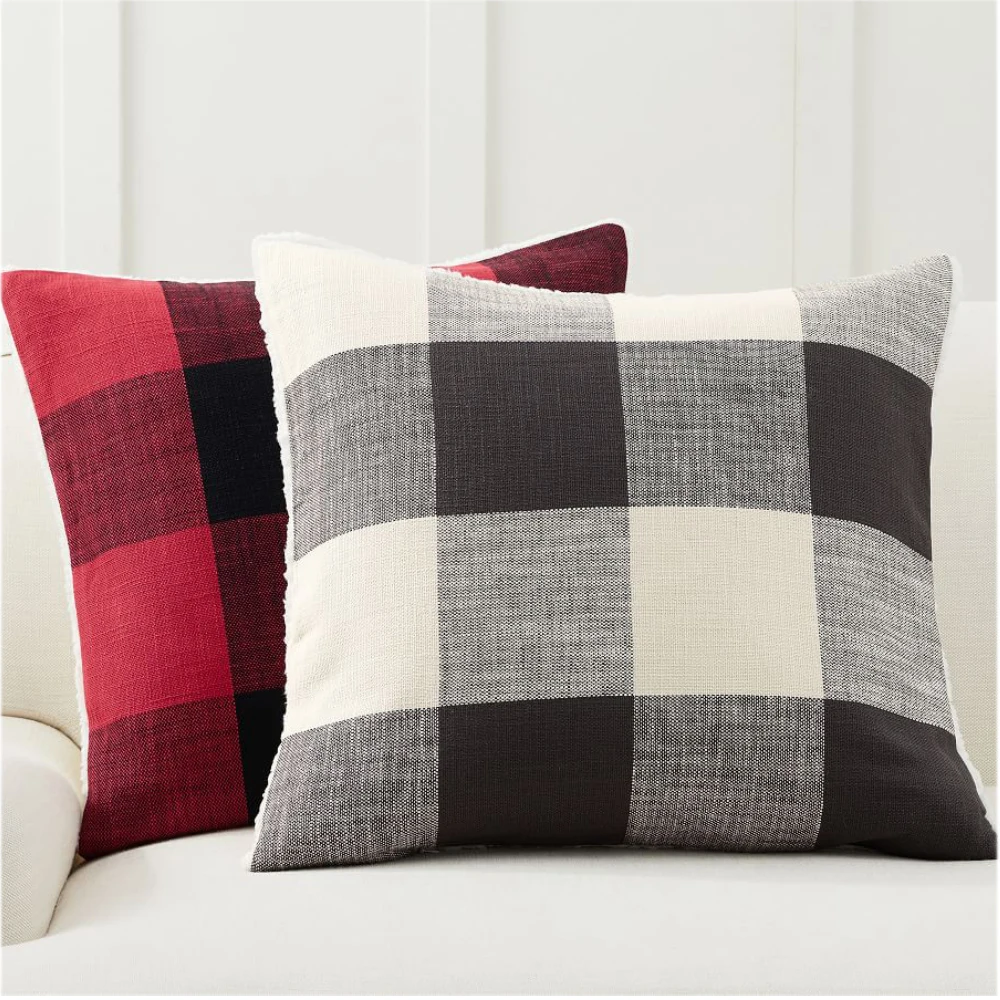 DIMI Pillows Nordic Housse De Coussin Home Decor45*45 Pillow Case Plush Cushion Cover Yarn-dyed Pillow Cover Cozy Sofa Decortive