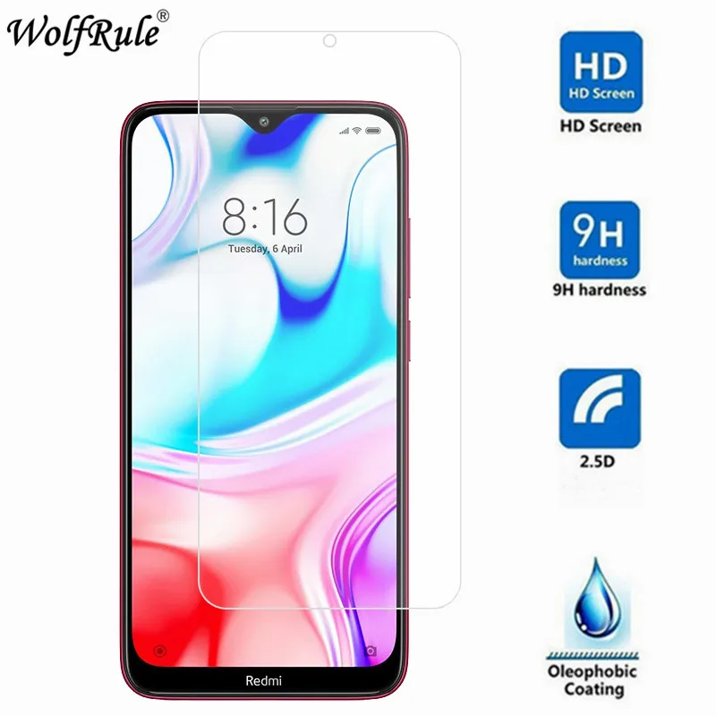 2pcs glass for xiaomi redmi 8 screen protector for redmi 8 tempered glass for xiaomi redmi 8 glass 2 5d anti scratch film 6 22 free global shipping