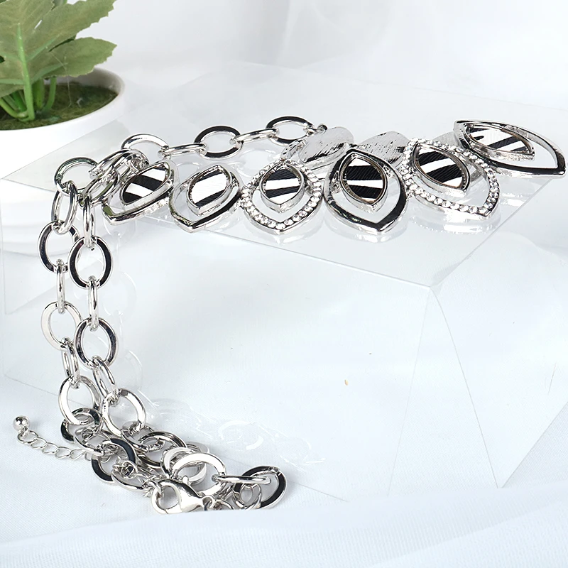 Модное ожерелье и серьги из искусственной кожи с животным принтом комплект двух