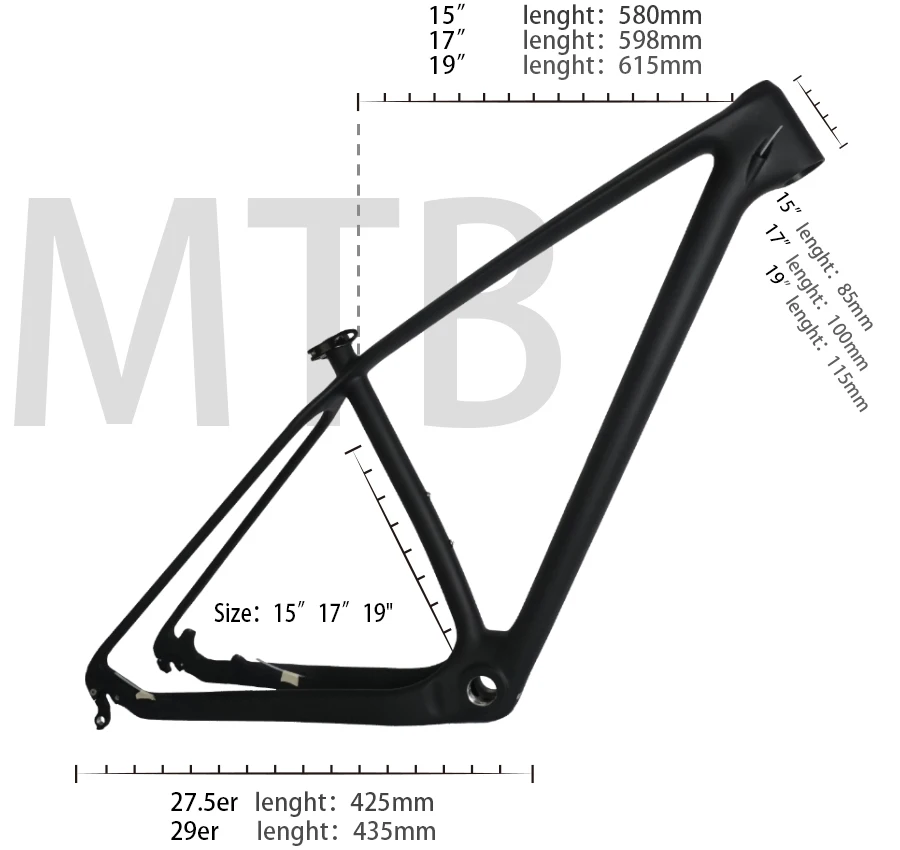 Карбоновая рама для горных велосипедов mtb 29er T1000 UD недорогая велосипеда из