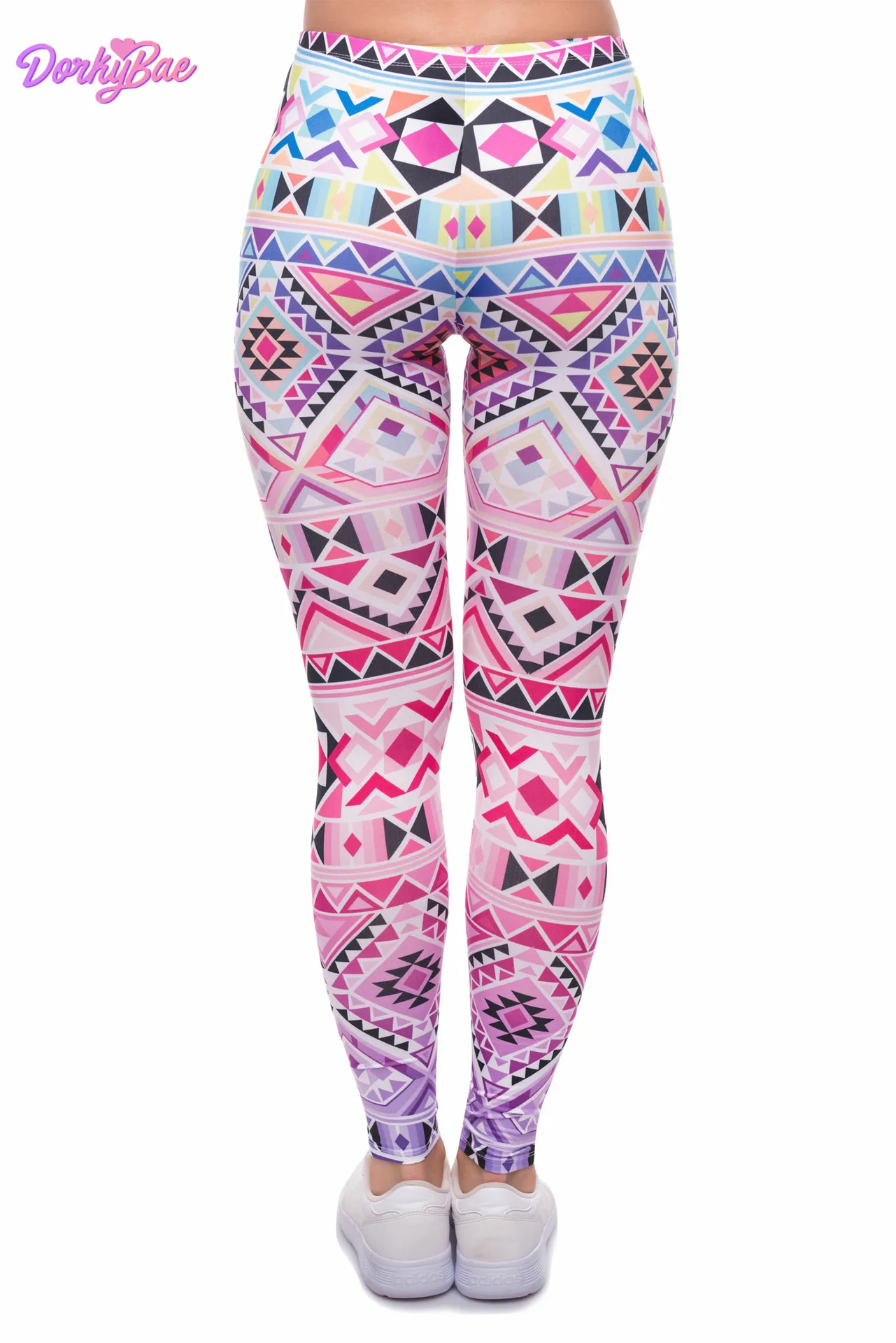 Леггинсы женские с завышенной талией и эффектом пуш-ап из полиэстера | Женская