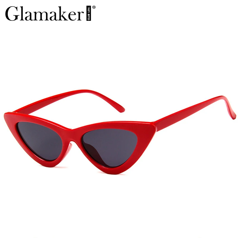 Женские солнцезащитные очки Glamaker Винтажные Солнцезащитные с кошачьим глазом