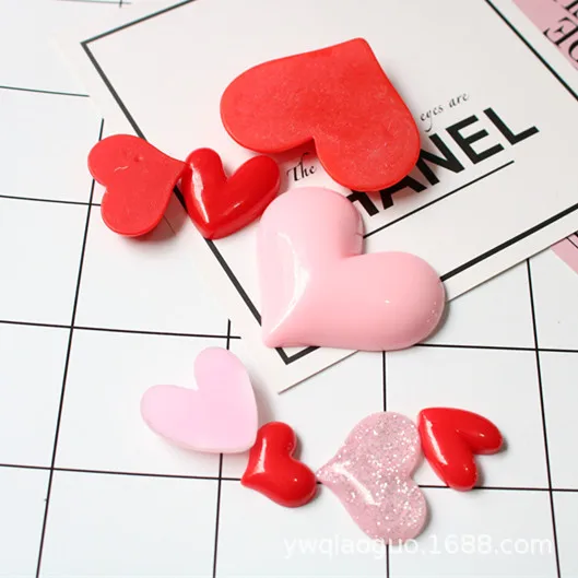 8 шт./компл. наклейка на чехол для мобильного телефона в виде сердца из материала