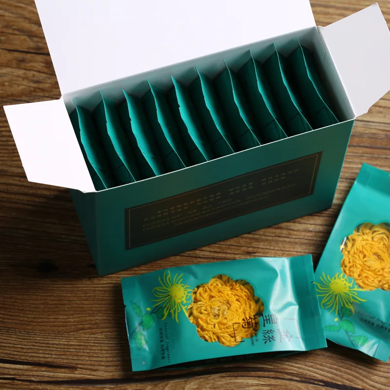 Новые цветы хризантемы поставка товаров большие желтые чай Очищающий жар листья