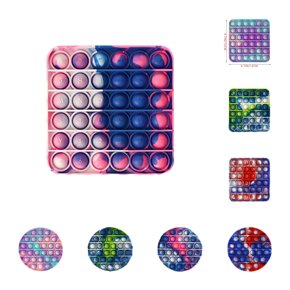 

Pop It Fidget Toys Reliever And Increase Focus Soft Anti-stress Toy Fidget Simple Dimple Toy Sensory Educational Toy Антистресс#
