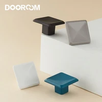 dooroom zinc alloy furniture handles modern champagne white coffee blue wardrobe dresser cupboard cabinet drawer shoe box knobs
