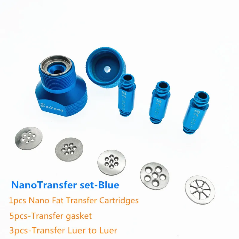 Nano Fat Transfer Set Fat Conversion Kit Fat Adapter Fat Filter tool Fat Converter for Liposuction Surgery Medical Practice