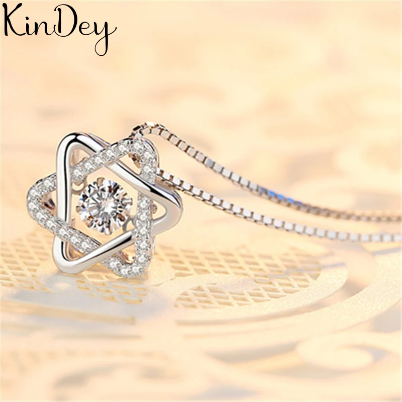 Kindey 2020 богемное винтажное серебряное ожерелье Давида звезда для женщин длинные