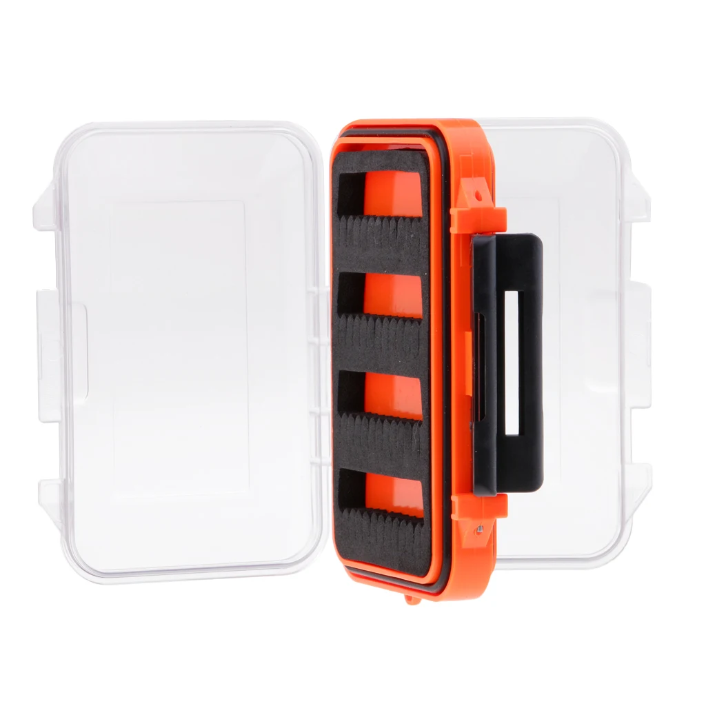 

Коробка для рыбалки нахлыстом Lovoski, водонепроницаемая, с двойным боковым разрезом, из пеноматериала, прозрачная