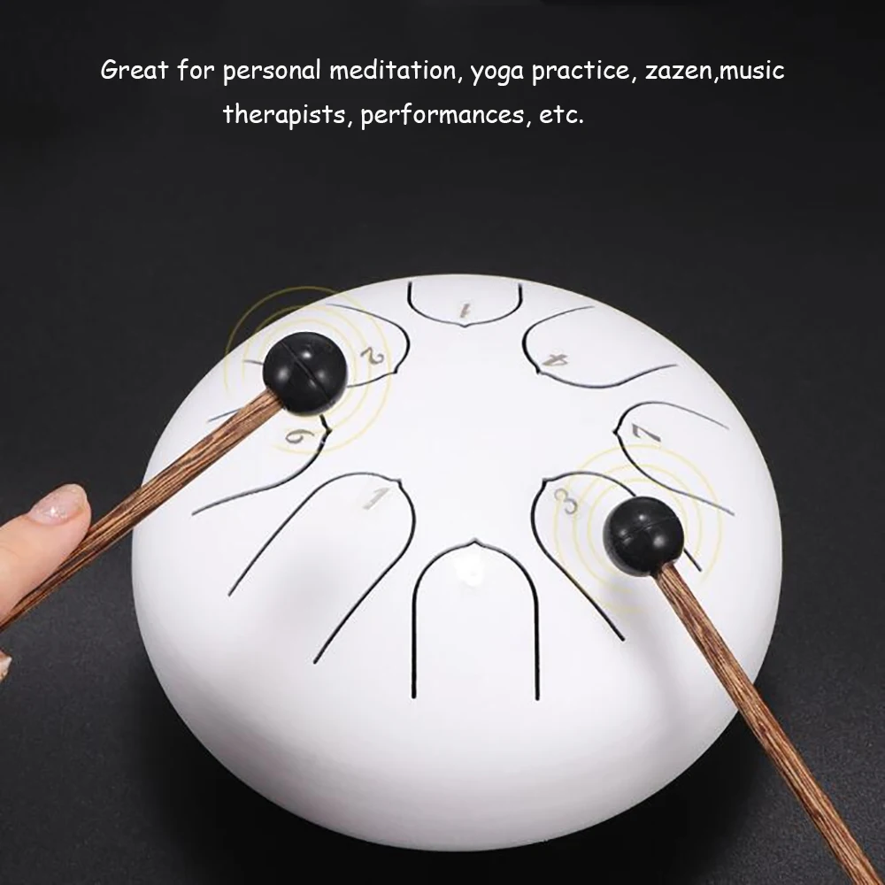 Шестидюймовый язычковый барабан 8 мелодий стальной ручной с барабаном клещи