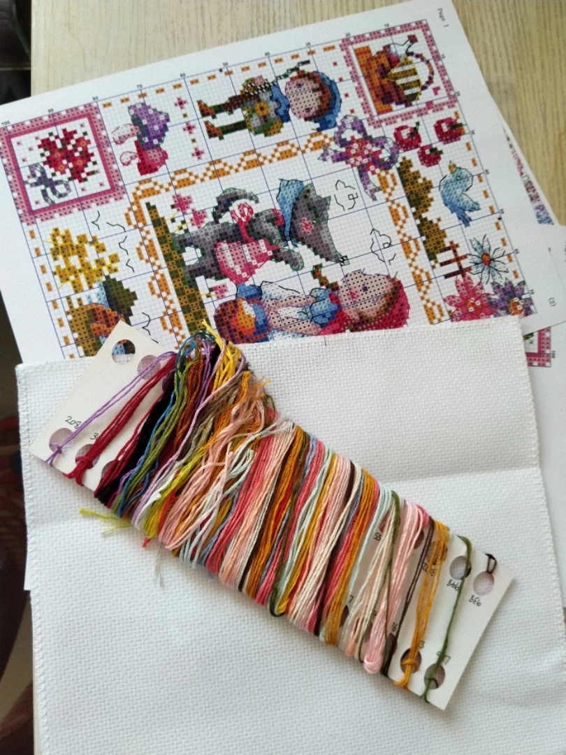 Hh sodawy вышивка наборы для вышивки крестиком Набор из хлопка с вышивкой