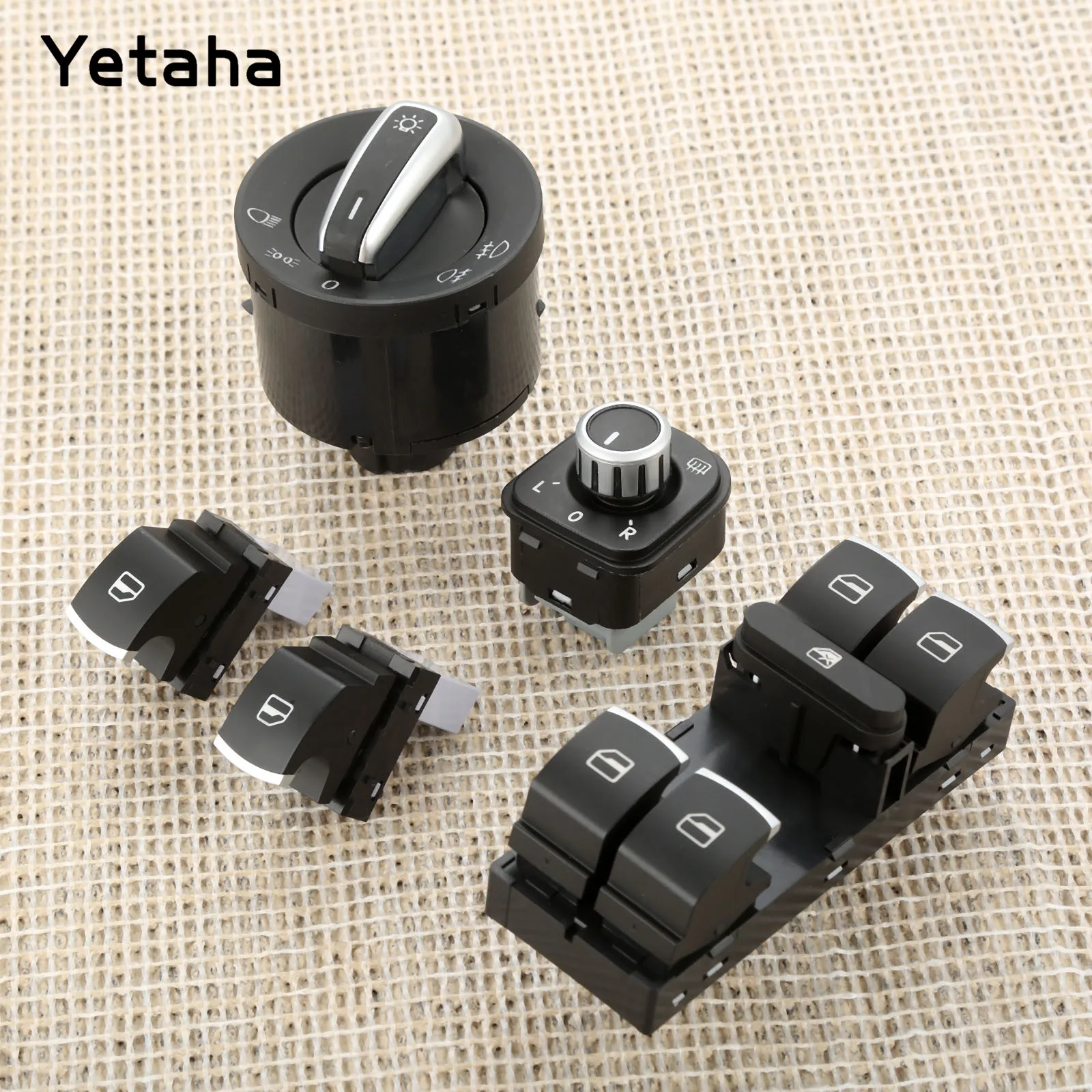 Боковое зеркало окно фары переключатель кнопки комплект для Volkswagen VW CC Tiguan Passat B6 GTI