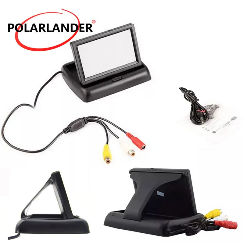 4 3 дюймовый цветной цифровой HD видео ЖК-дисплей TFT маленький экран автомобильный