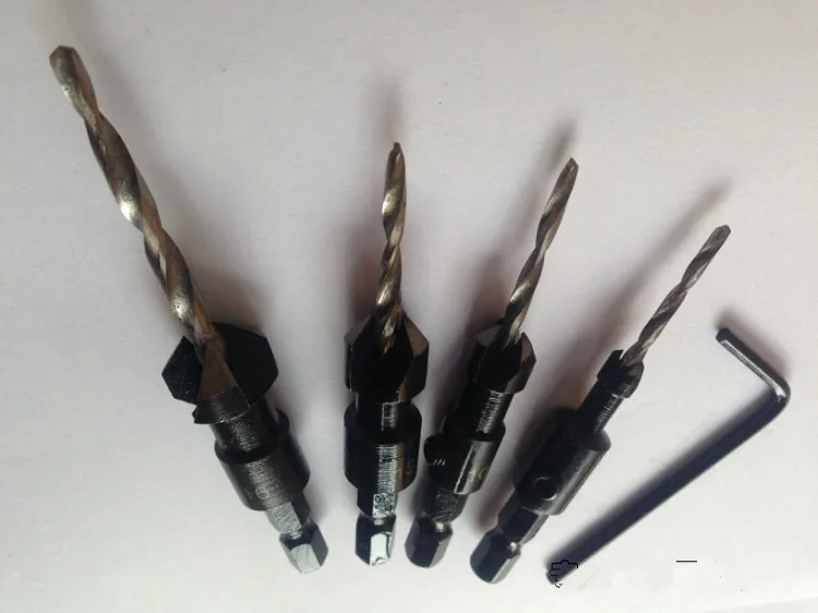 Коническая Зенковка коническая пила для отверстий набор сверл из быстрорежущей