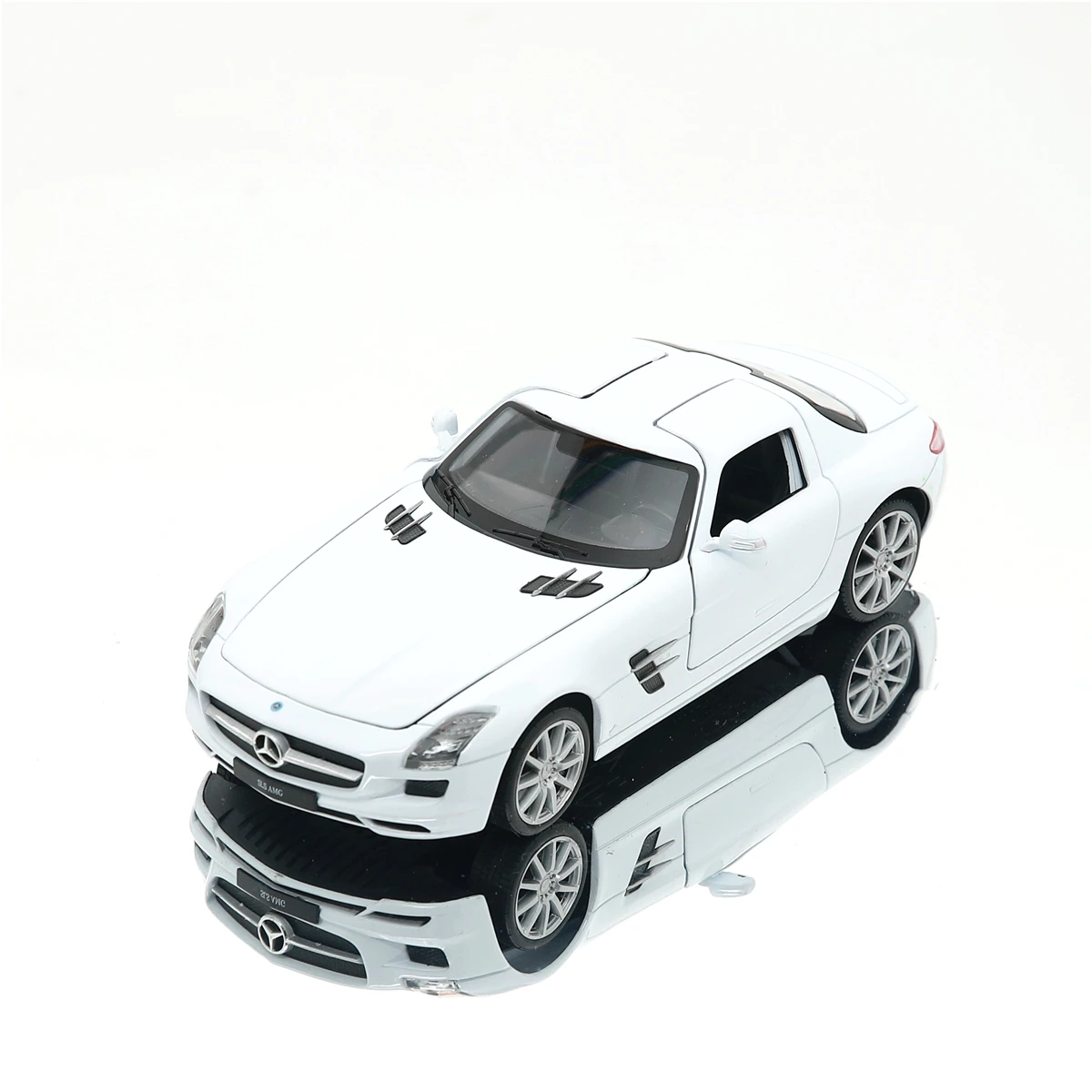

WELLY 1:24 Mercedes-Benz SLS AMG Alloy Luxury Vehicle Diecast Pull Back Car Goods Model Toy Collection