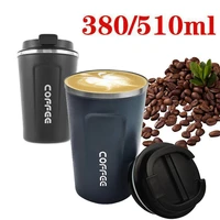 2022 new leakproof travel vacuum flask 304 stainless steel coffee cup clamshell car office outdoor leisure casual mug