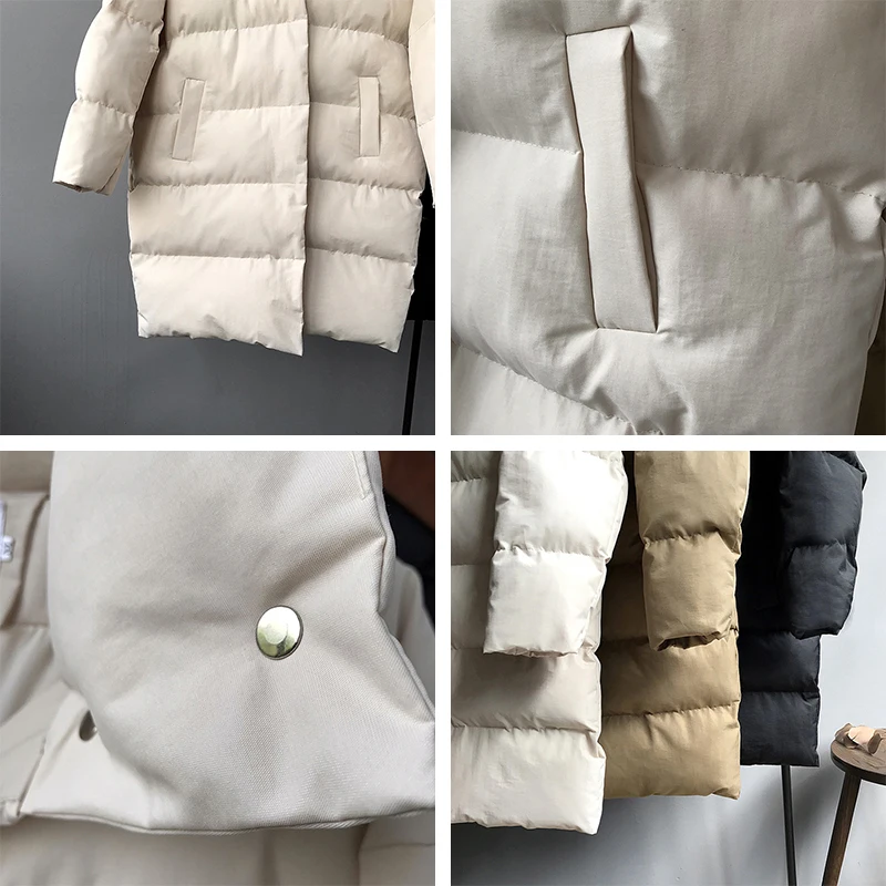 

Winter Thick Jacket Women Outerwear Coats Female Long Casual Warm Padded Puffer Jackets Parkas