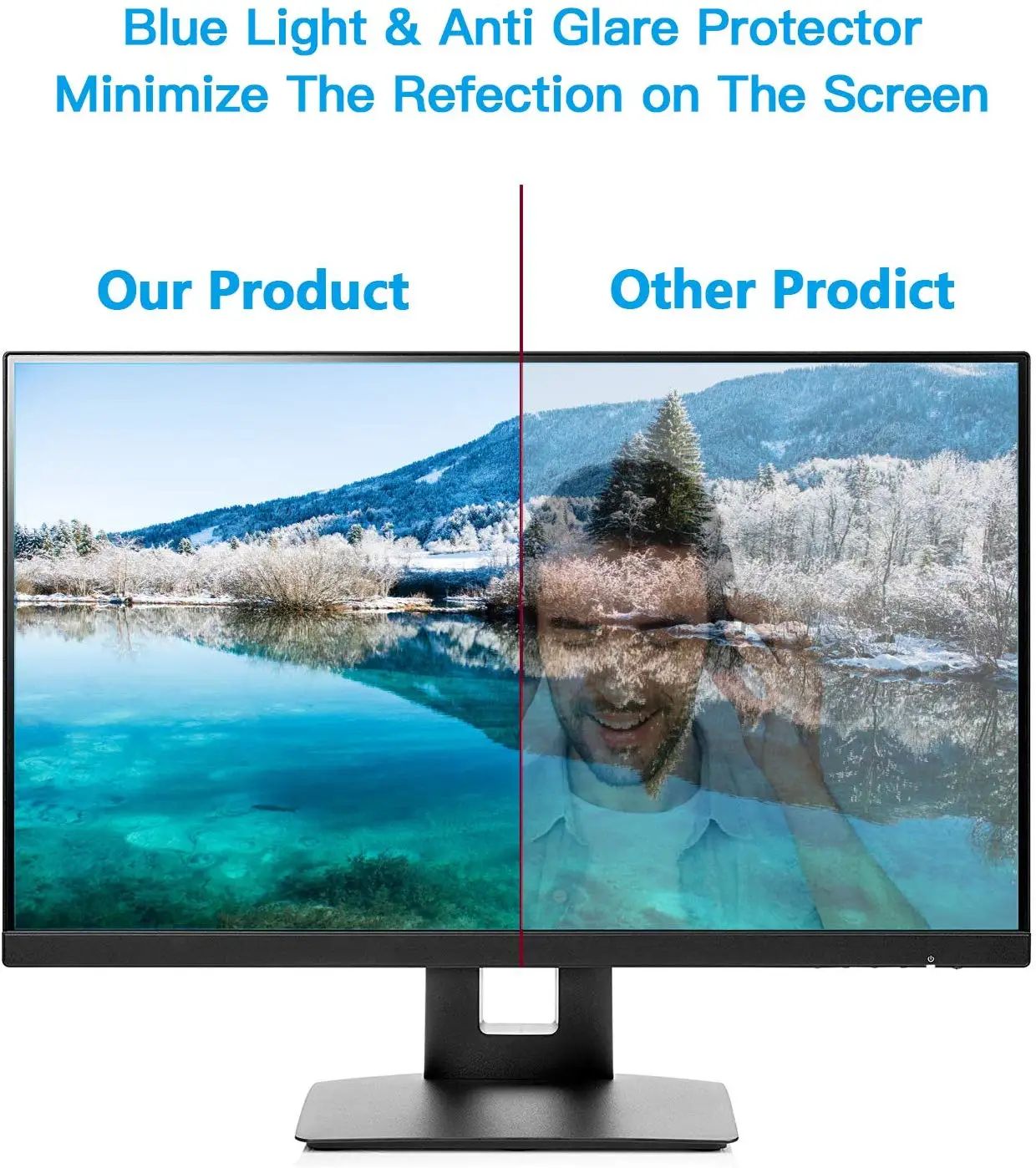 Фото Для samsung Basic Smart 32 дюймов Анти-синий светильник-фильтр широкоэкранный настольный Для samsung Basic Smart 32 дюймов Анти-синий светильник-фильтр широкоэкранный настольный